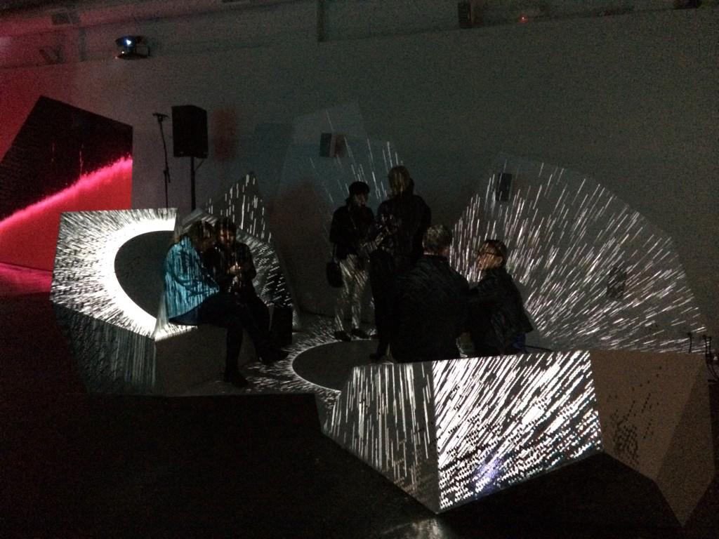 jonbernson's tweet image. Magical opening for Sound Affects @ Sonos Studio. Closes 2/9/15 - stoked on this show! Thanks @tuneyards @naytronix