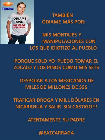 kev_gd90's tweet photo. “@AndreiRenteria: TODA UNA FICHITA TELEVISA Y SU TELEBANCADA, http://t.co/6Jp2ikDDfJ #YaMeCanse20