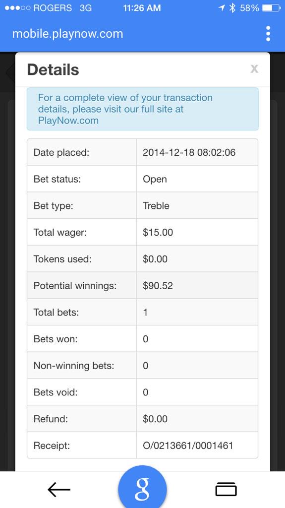 rodburger23's tweet photo. @PlayNowSports http://t.co/NL7hKmkvMC