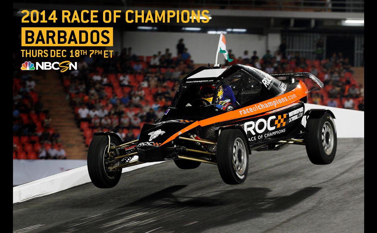 AndrettiIndy's tweet photo. Tune in to watch @RyanHunterReay! RT @tonydizinno: reminder tonight is @RaceOfChampions, 7pm ET on @NBCSN #RoC2014 http://t.co/A4IY3p70li