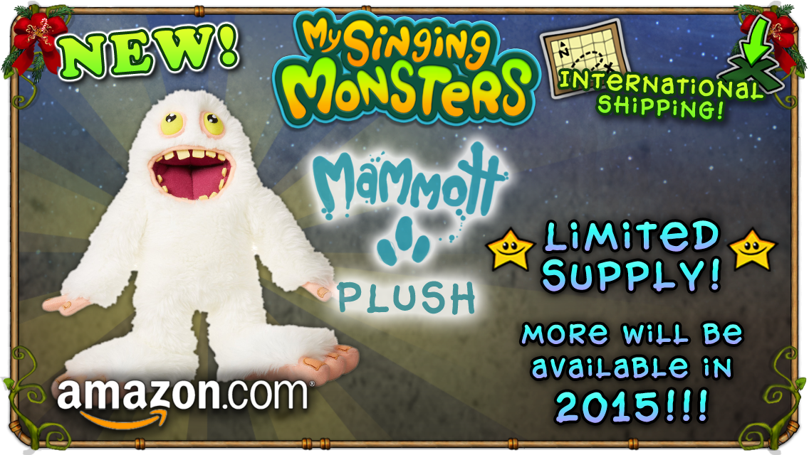 my singing monsters mammott plush