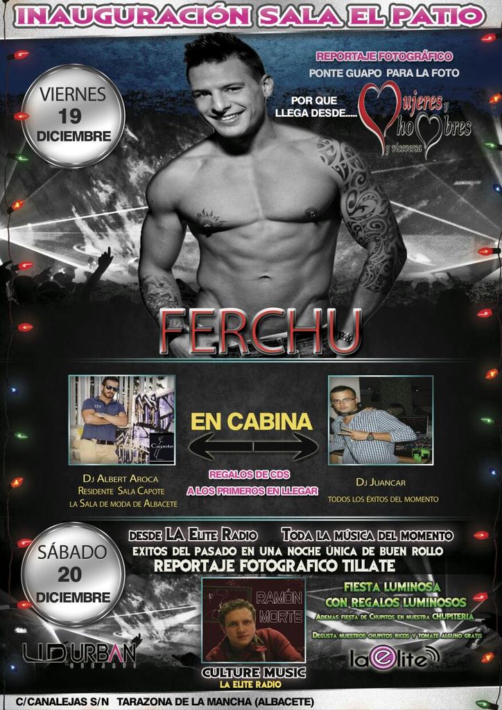DiscoPatio's tweet photo. Ya esta ya llega . Desde myhyv @FerchuMyhyv  para pasar una inolvidable . Y la mejor musica con @DjAlbertAroca http://t.co/e1Sb0167U1