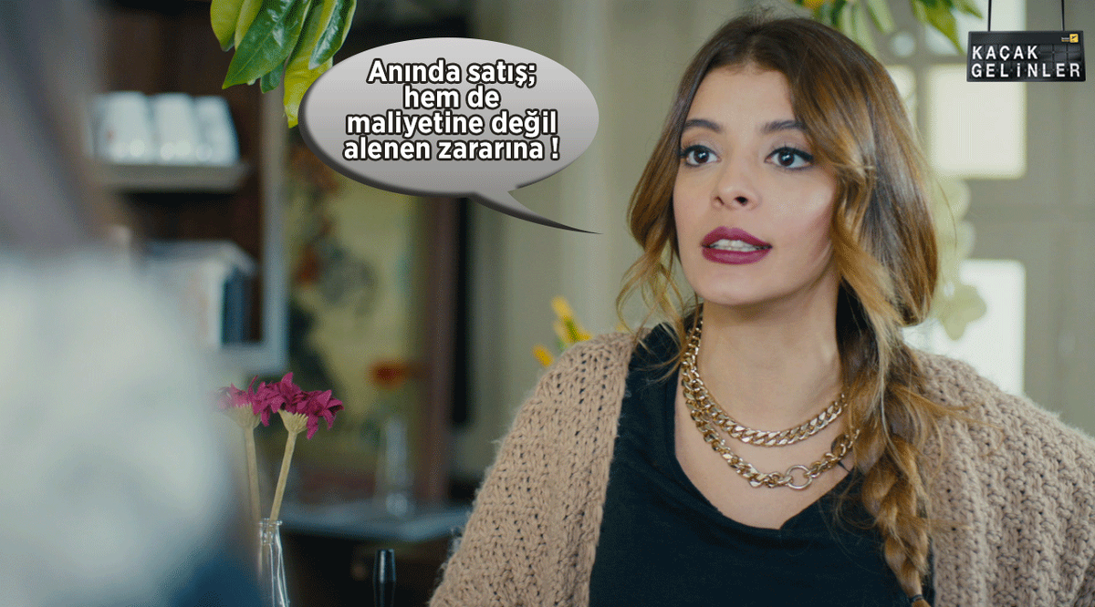 KacakGelinler's tweet photo. Anında satış; hem de maliyetine değil alenen zararına !
#KaçakGelinler
#BazenAşk http://t.co/d2ShQDiU8O
