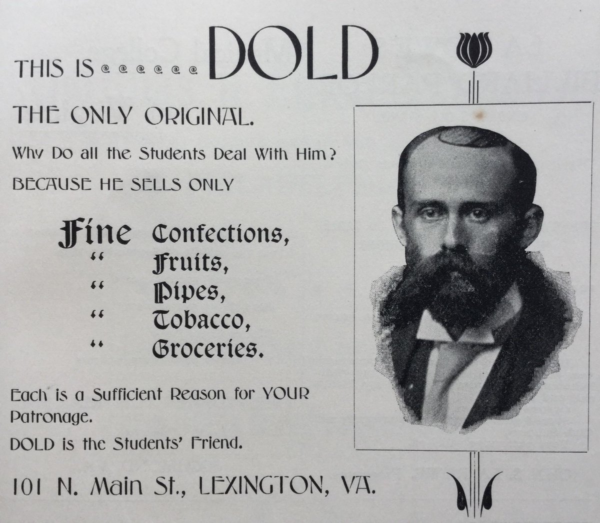 WLUalum's tweet photo. "DOLD is the student's friend." #theonlyoriginal #fineconfections #Calyx1899 #tbt http://t.co/5ymizkDZ8y
