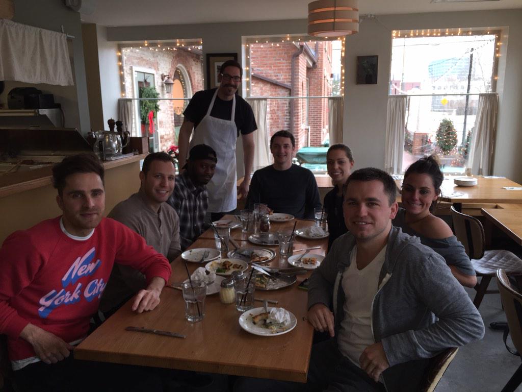 PSG fam holiday lunch at <a href="/HarvestPizzeria/">Harvest Pizzeria</a> 👨🍕🎄