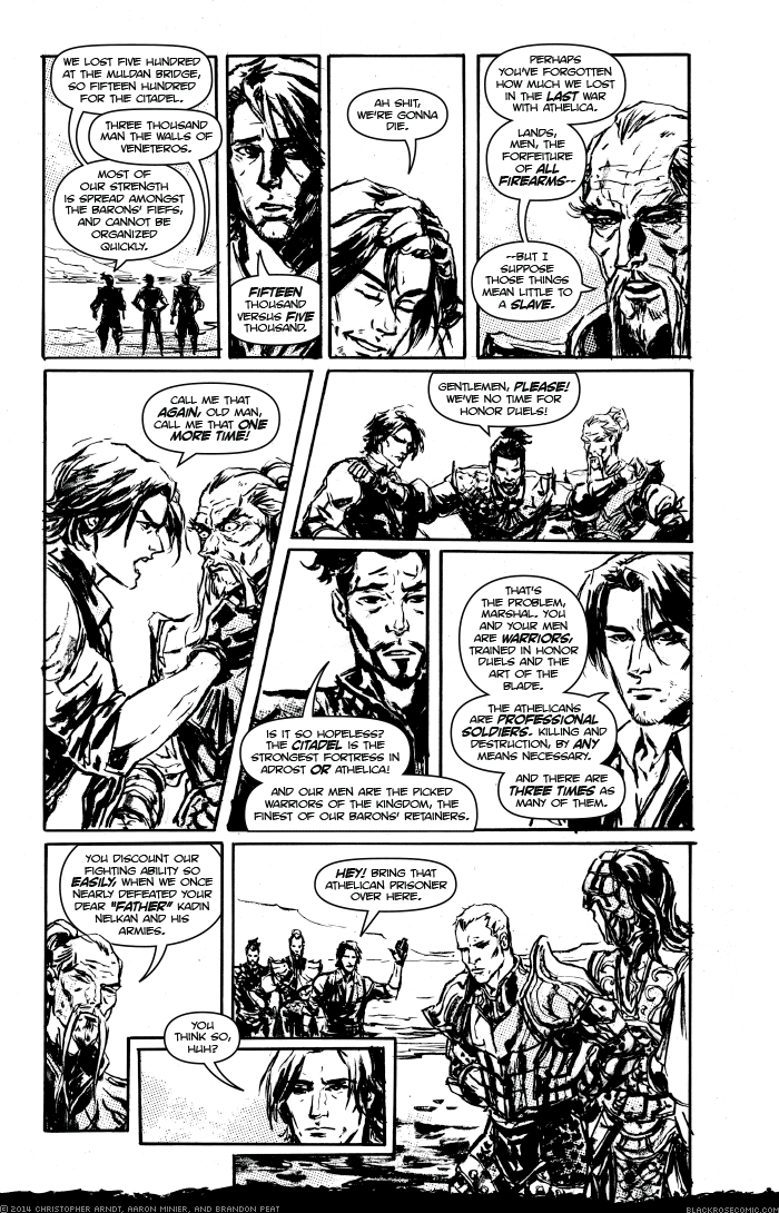 FantasyIsDead's tweet photo. New page every Wednesday! Things don't look good for Adrost: http://t.co/0RzFUTaWYh http://t.co/xSBBJPQSOP