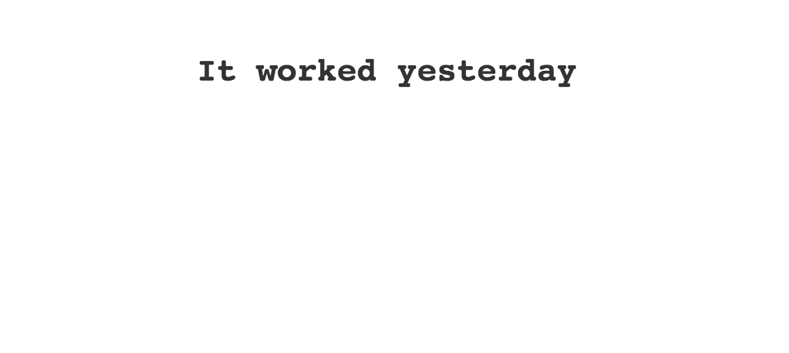 kottkrig's tweet image. #programmingexcuses