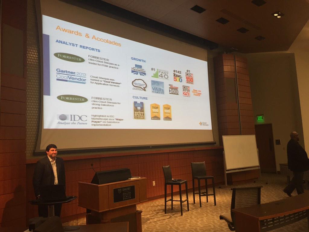 TiffanyOnTech's tweet photo. Thanks @cloudsherpas for hosting today's #atlsnug meeting @servicenow @AtlSNUG http://t.co/VotaK7mqx8