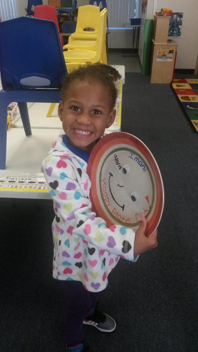 This little cutie is a part of our Happy Plate Club. She sure does look happy, doesn't she?