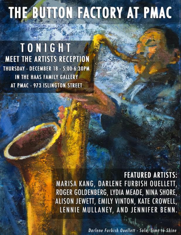 PMACvisualart's tweet image. Reception with the Button FactoryArtists:TONIGHT! 5:00-6:30 pm in @PMACportsmouth Haas Gallery FREEOPEN TOTHEPUBLIC