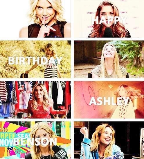 Happy birthday Ashley benson   !Hope you have the best birthday ever!Love you so much bæ!Youre my idol!  