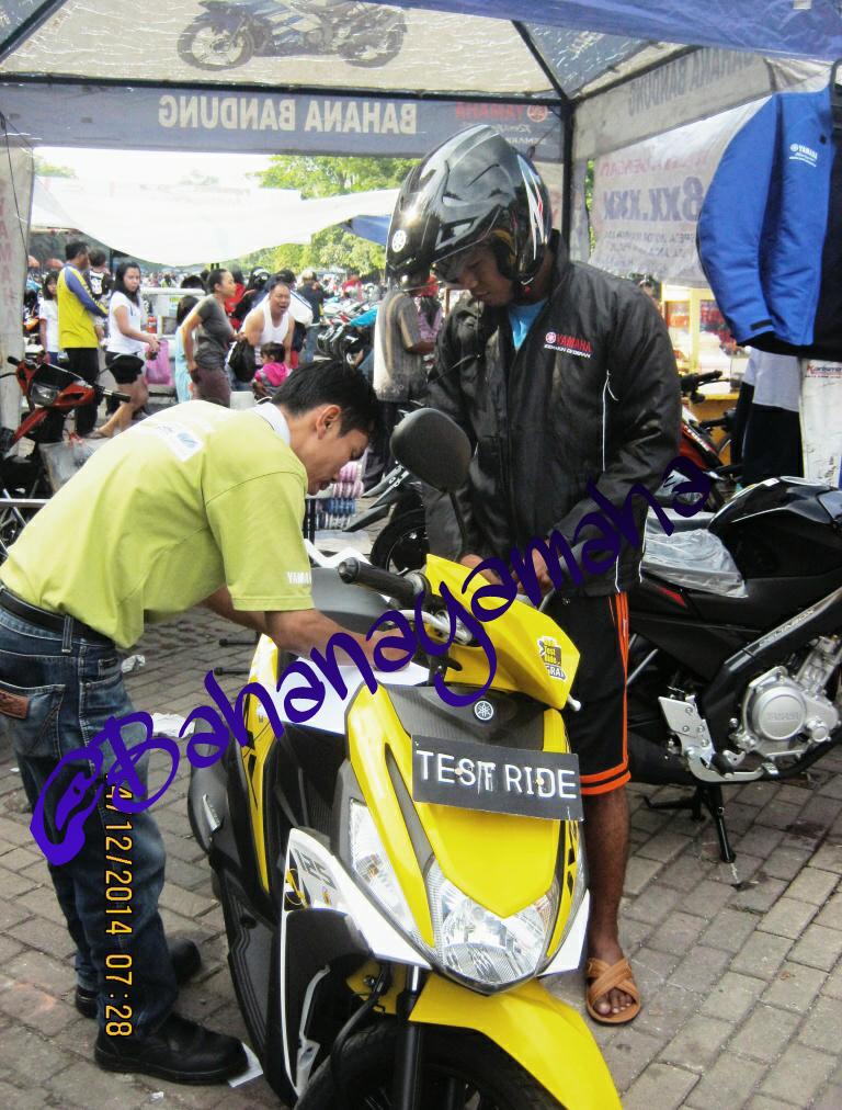 Mau tes ride Mio m3 Blue Core?? dtg yuu ke Dealer Bahana Yamaha Jl. Soekarno Hatta No. 417 Bandung :)