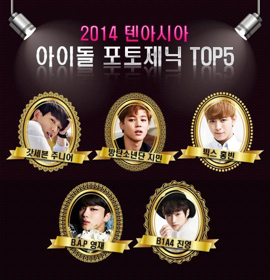 CHANBAProad's tweet photo. [INFO] 2014 TENASIA Idol Photogenic Top 5:
4. B.A.P's Youngjae http://t.co/95nYj7YlgA http://t.co/dyM4RQqTdk
Via. ricebabyz