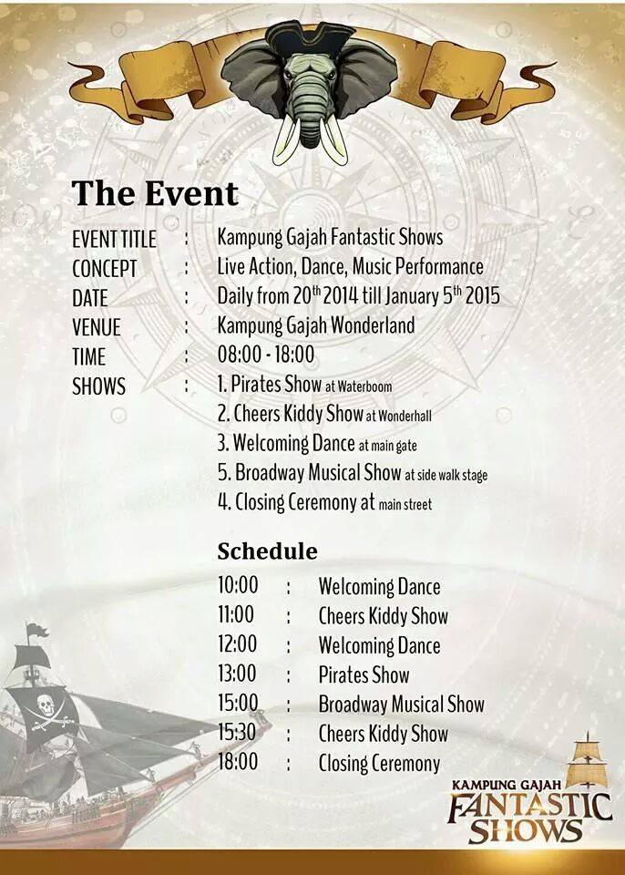 . <a href="/KampungGajah/">Kampung Gajah</a> FANTASTIC SHOWS| 20 Dec14- 05 Jan 15| Fun for All Family member.  #ad