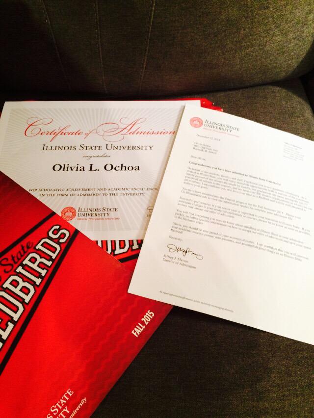 ISU_Normal's tweet photo. โ@Paramore34: I just got my acceptance letter!!!!๐๐๐ #RedBirdBound #Future #Goals @isu_2019 http://t.co/TT8kfxk6Avโ Awesome! :)