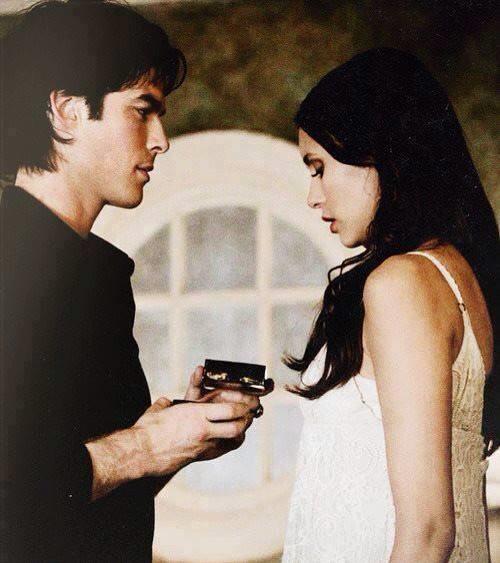 Damon and Elena
