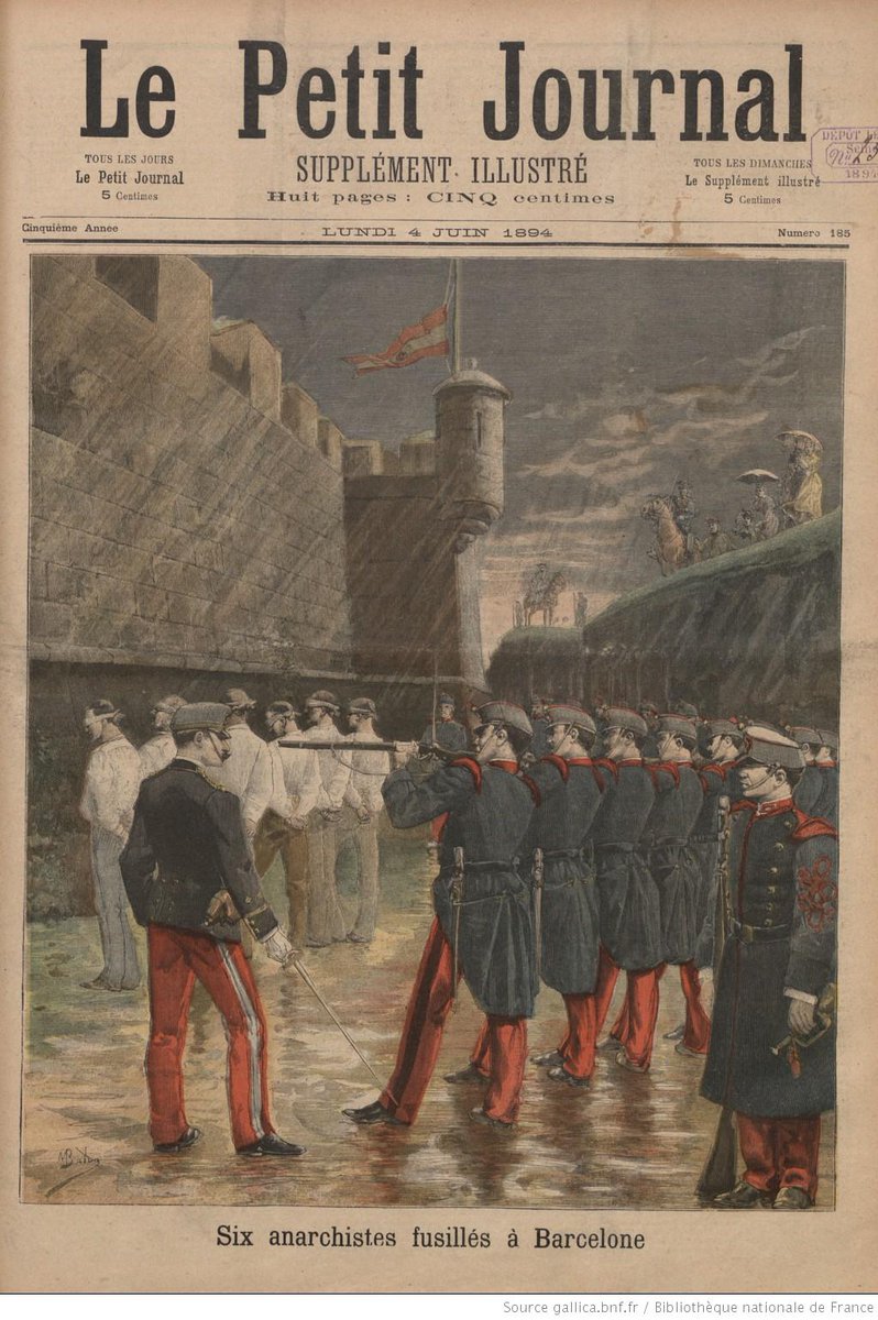 In 1894, patience runs out with anarchists. These 6 tried to kill a Spanish general … bit.ly/1DjCkwG