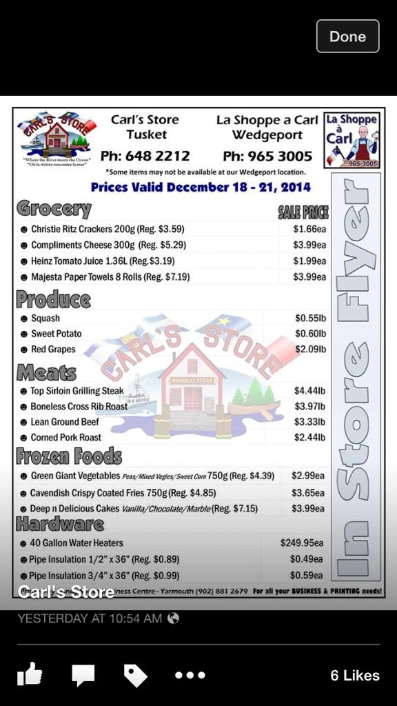 CarlsStore's tweet image. This weeks #carlsstore flyer. Check us out on Facebook.