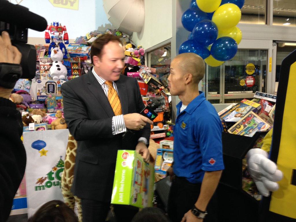 ToyMountain's tweet photo. Tom Brown with the fabulous Ken from @BestBuyCanada Whitby. Thanks for the support! #TM2014 http://t.co/2qD2NJgzlp