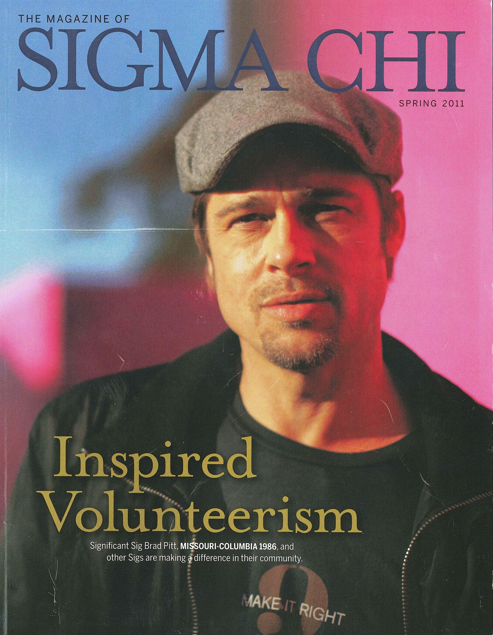  and happy birthday to Significant Sig Brad Pitt, MISSOURI-COLUMBIA 1986! Spring 2011 issue. 
