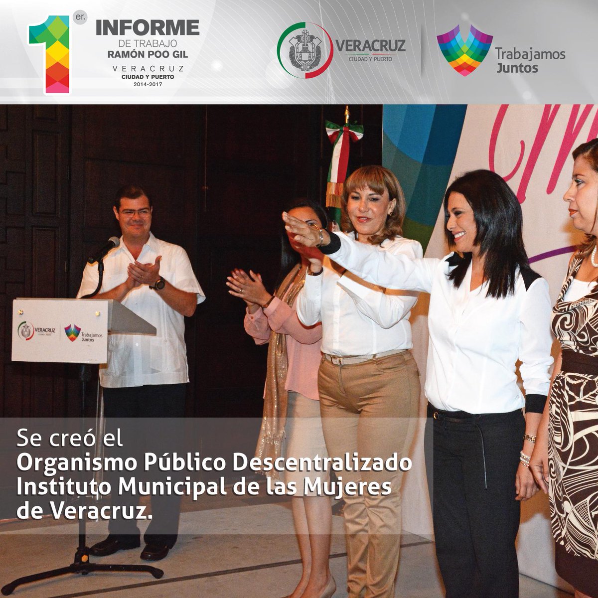 AyuntamientoVer's tweet photo. #1erInformeRPG Las mujeres veracruzanas cuentan con más y mejores oportunidades de desarrollo en nuestro municipio http://t.co/iY2KH3zjXR