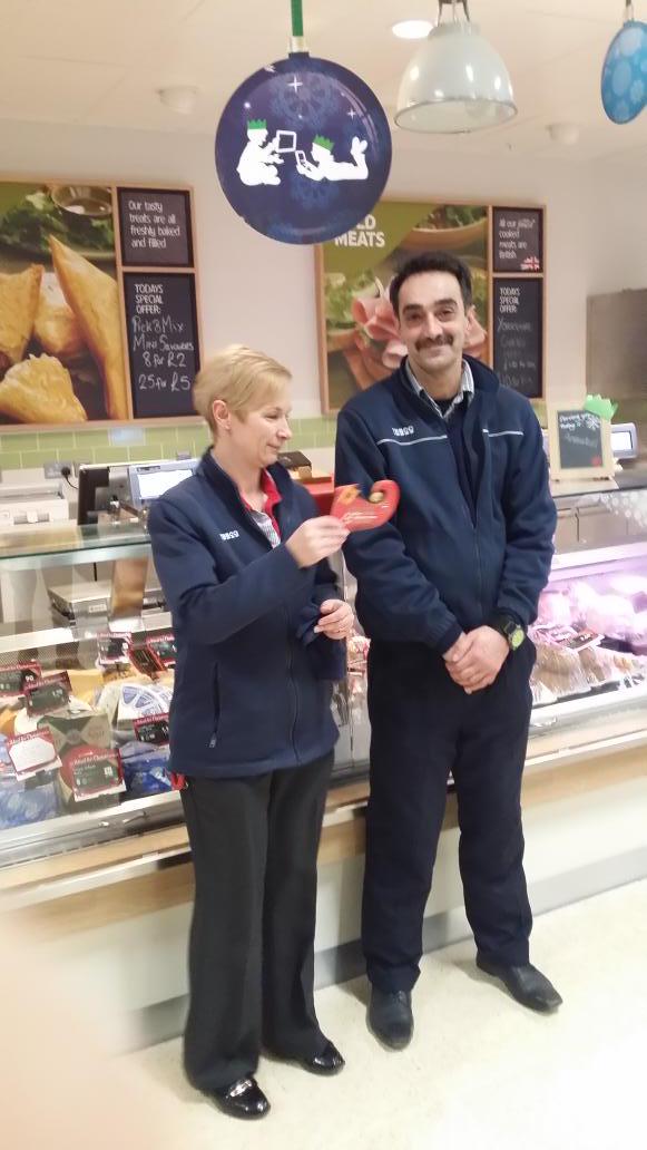 Well done Ali. Great effort on fresh nights. all those extra shifts over Xmas, working really hard for our customers.