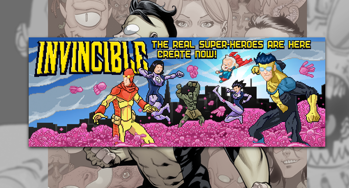 TheWalkingDead's tweet photo. Our OTHER baby, INVINCIBLE, has been released as DLC on @TheSandboxGame! Check it out!
http://t.co/vQaX4u4tgN http://t.co/tR4rJxjHZ9