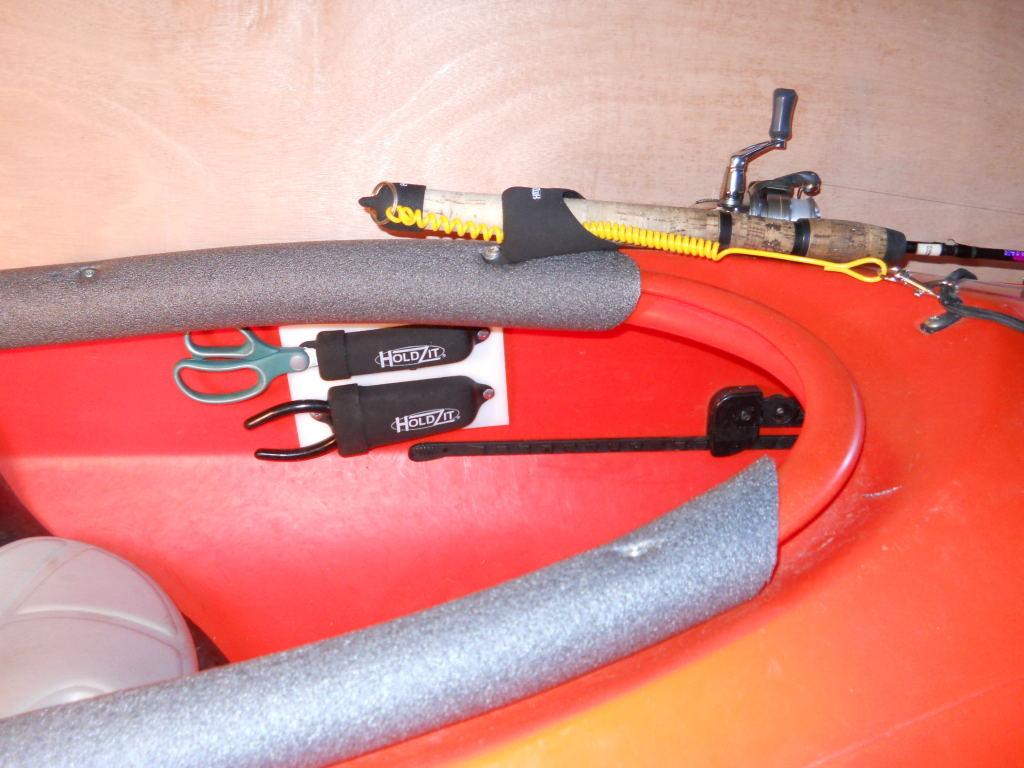 Holdzit's tweet image. Inside my kayak is where I keep them. #holdzit #kayaktools #stoprust