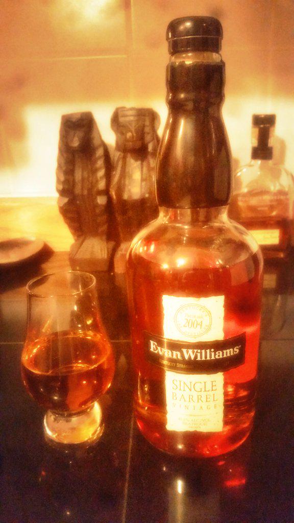 BarrelAgedDave's tweet photo. @ewbourbon This is a nice way to warm up a cold evening. http://t.co/enWZWtr0Q8