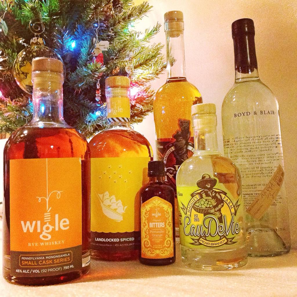 Holiday Spirits Night 'til 9 special guest <a href="/WigleWhiskey/">Wigle Whiskey</a> also feat. <a href="/MaggiesFarmRum/">Maggie's Farm Rum</a> @BoydandBlair #drinklocal #PGH