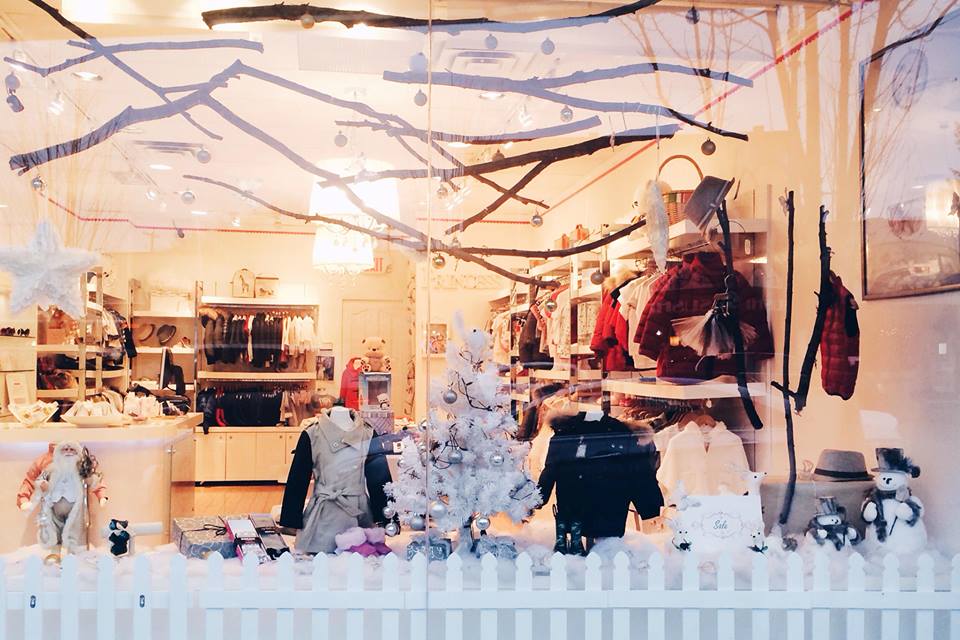 BabyAvenueStore's tweet photo. Our Christmas window display is full of goodies! http://t.co/FcQveUCV2D