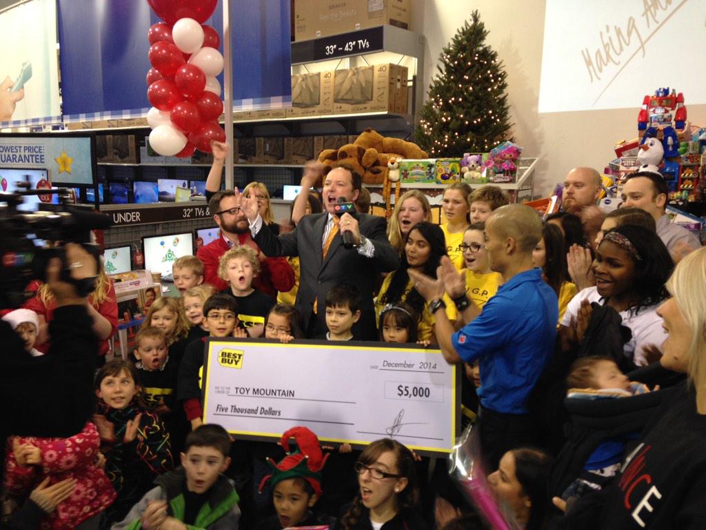 ToyMountain's tweet photo. $5000!!! @BestBuyCanada Ken and team - we're (almost) speechless! Thanks so much! @tsatoronto #TM2014 http://t.co/iAANAQaNYJ