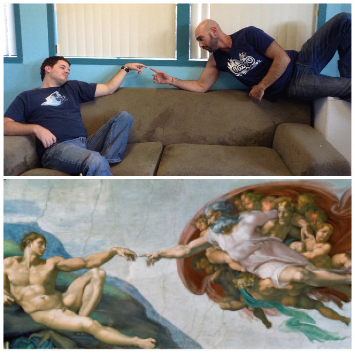 IMVU's tweet photo. We felt inspired, so we did it too! Show us your #avatar rendition! #squarespace #foolsdoart http://t.co/gM78OwWnfx