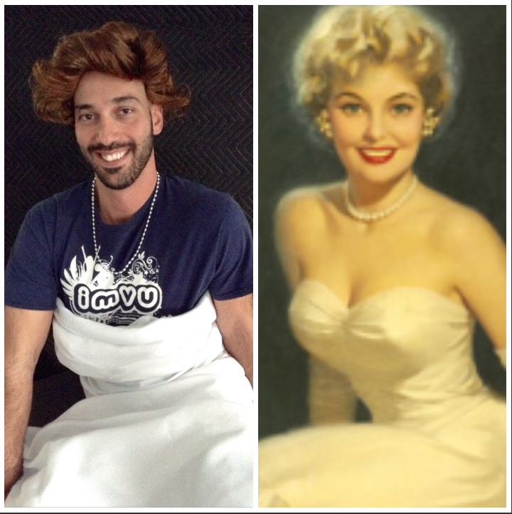 IMVU's tweet photo. We felt inspired, so we did it too! Show us your #avatar rendition! #squarespace #foolsdoart http://t.co/gM78OwWnfx