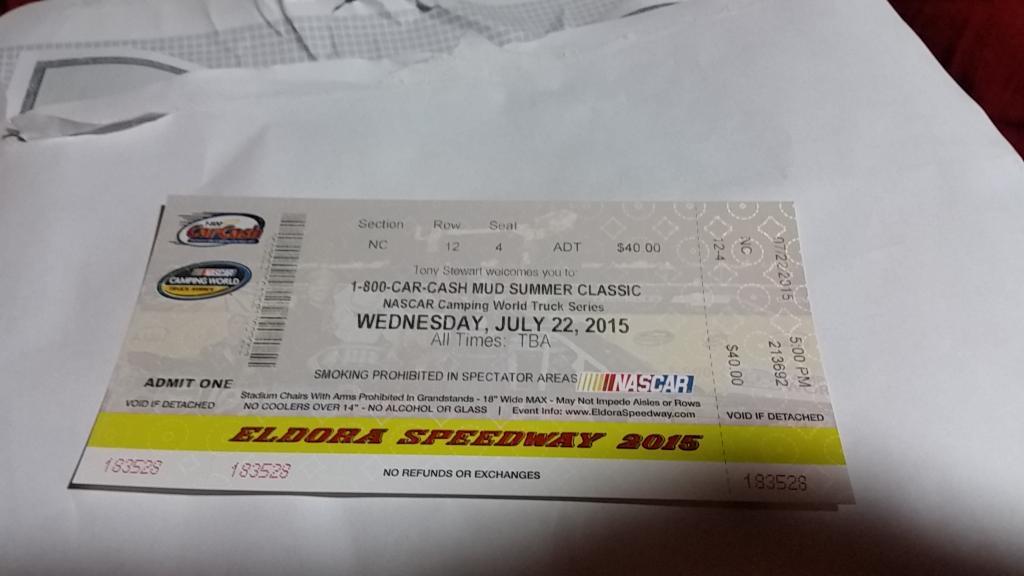 tg68chev's tweet photo. Just got these today. Thanks @RogerSlack and @EldoraSpeedway  for hosting my birthday party this year. #mudsummer http://t.co/d0tjZ7DQMi