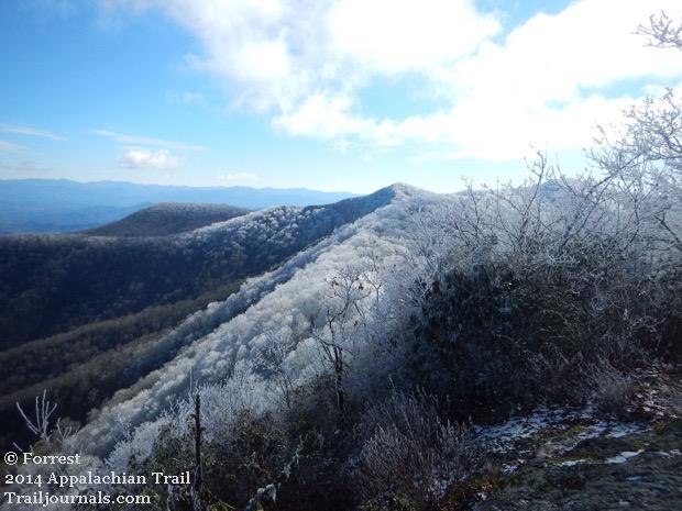 trailjournals's tweet photo. Frosted trees over #WayahBald #SOBOhikers are still braving the vveather to Springer mountain
http://t.co/h66j2BmUbi http://t.co/3JyldHk7xI