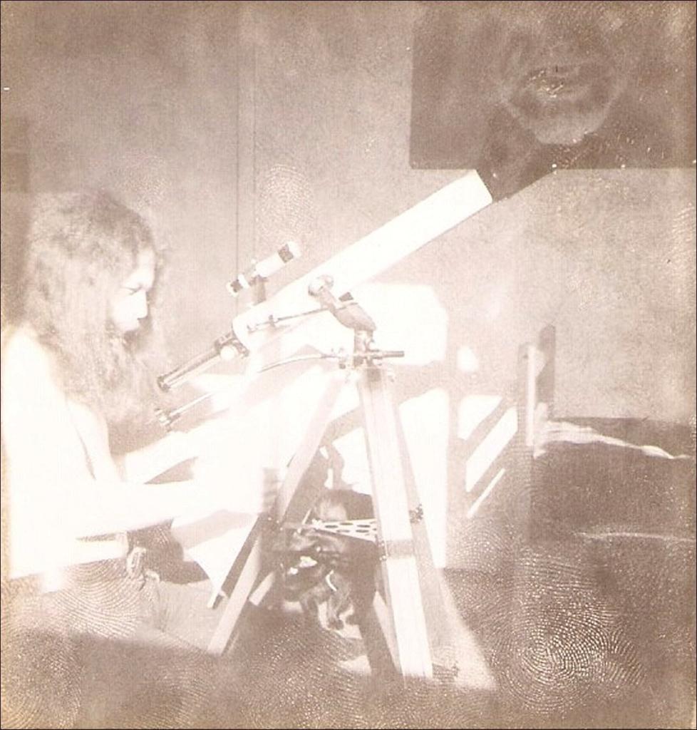 adastra1's tweet image. Unexpected rarely seen old pic of me with my telescope #StrangeBehaviour