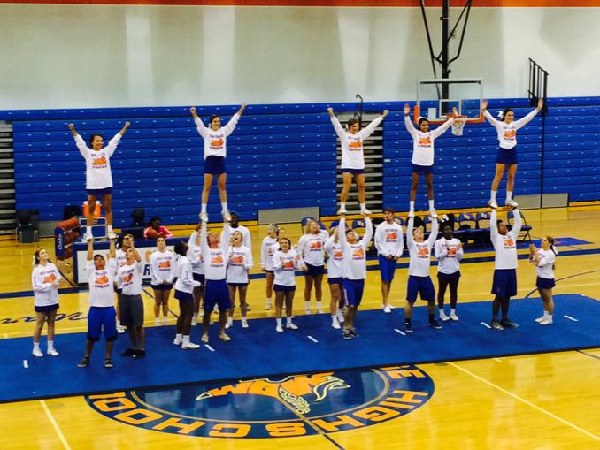 Cheering on our girls basketball team vs APK. Go Warriors 💙🏀