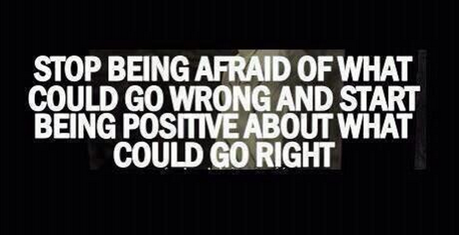 justintarte's tweet photo. Stop being afraid of what could go wrong &amp; start being positive about what could go right. #edchat #unionrxi http://t.co/IKfqkcZaog