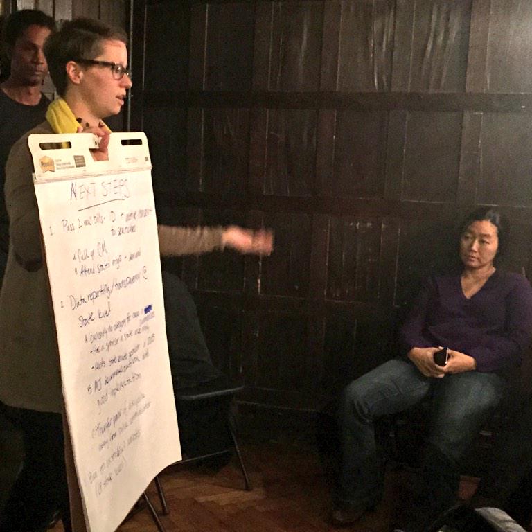 BKMovement's tweet photo. #NoDisrespect member @LiabilityGirl reporting back on our #PolicyCampaigns tech-in #BMCMember #ThisStopsToday #11Days http://t.co/AJV5L9Q4ZU