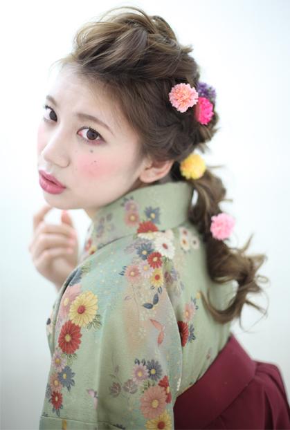 zakkinman's tweet photo. 卒業式 髪型 http://t.co/A7RcUH15Gj