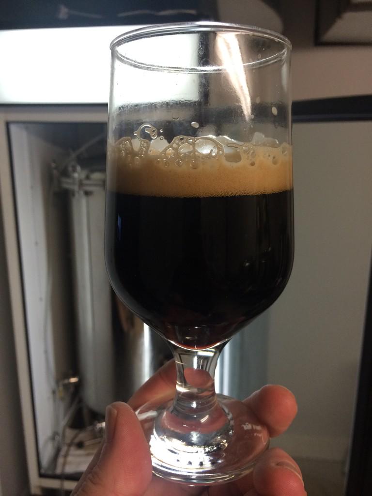 Coffee stout kegged. Brewed with Kenyan coffee beans roasted by local <a href="/WhitneyCoffeeCo/">Whitney Coffee</a> on tap this weekend!#BuyLocal
