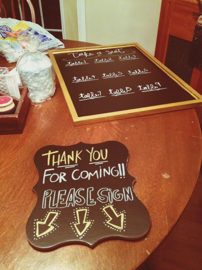 dangitsmellang's tweet photo. Thank you @acrawford814 for asking me to make you some signs! #ArtsyFartsy #ChalkboardFun #ThisIsntEvenAllOfEm http://t.co/p0XJss59iT