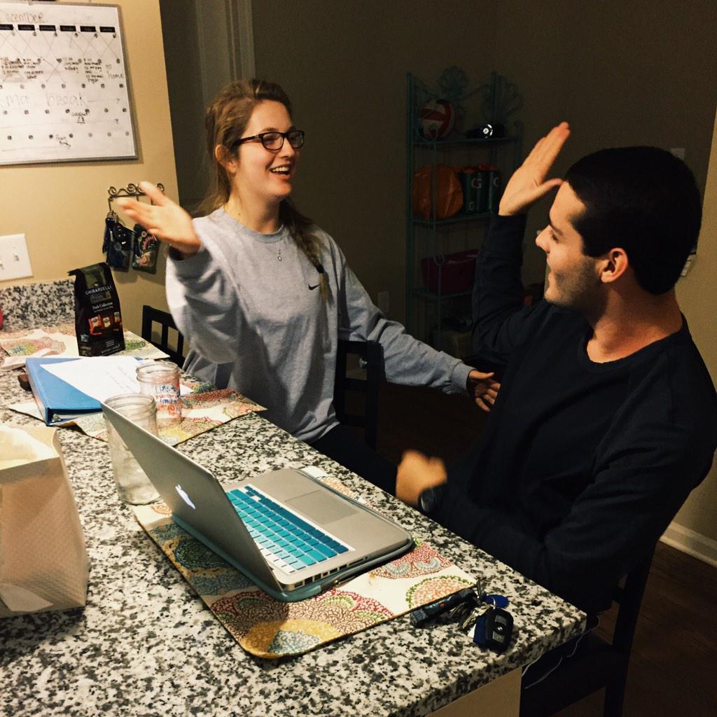 AP2vamos's tweet photo. High five today for @margareteggert! I know you'll do great things at Minnesota. Congrats and good luck!! #butterlegs http://t.co/qOL8ikvqJJ