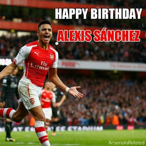 Happy birthday Alexis Sánchez!       