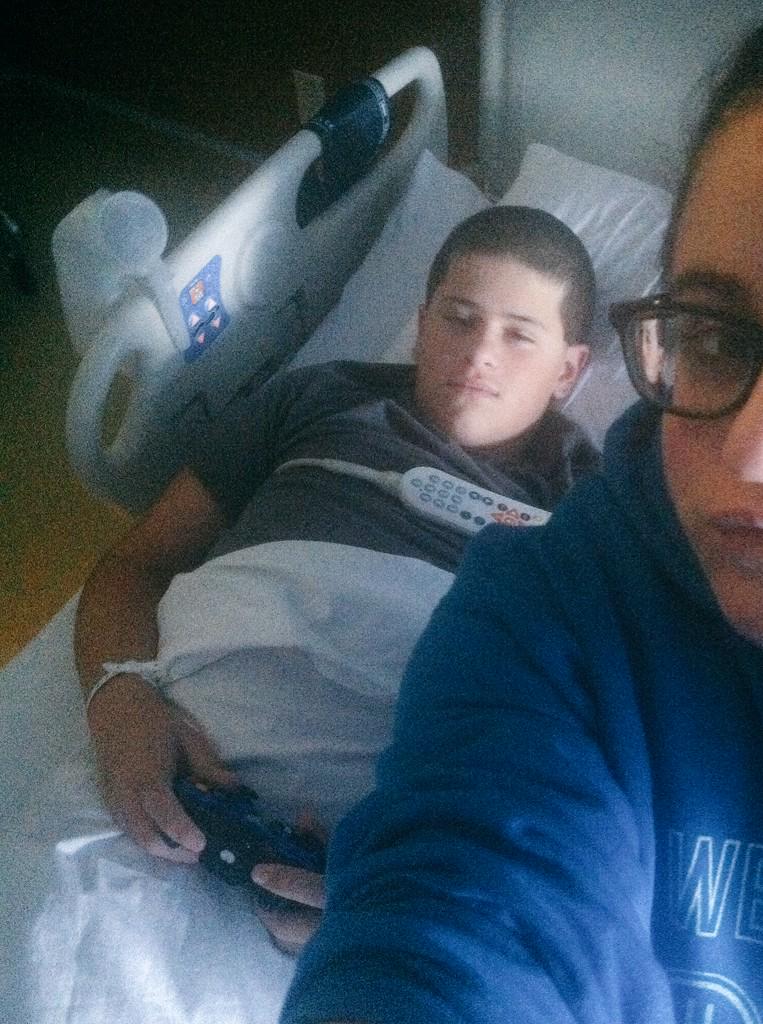 DaniPadron_'s tweet photo. Brain surgery is such a scary topic. I know he will push through tomo. I love you champ❤️⚓️ http://t.co/Ll47AO1MQ3