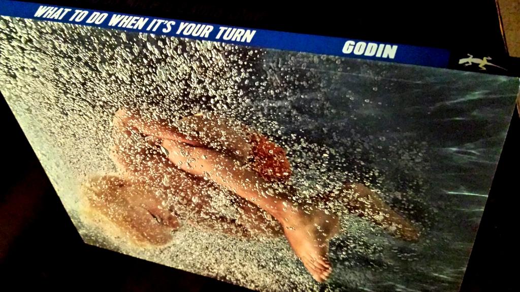 _brogers_'s tweet photo. Finished Seth Godin's @ThisIsSethsBlog new book tonight.  What's keeping you from taking your turn? http://t.co/S8QrckigPT