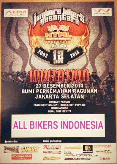 HTMLestd's tweet photo. 12th anniversary HTML INDONESIA, Bumi perkemahan ragunan jak-sel, all bikers welcome.. dont miss it.. 27 des 2014 http://t.co/oSRZUmtuR3