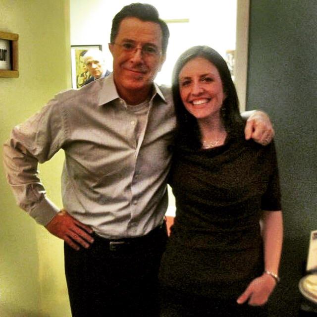 RebeccaSkloot's tweet image. Goodbyes are hard ... #ColbertReport #ColbertNation