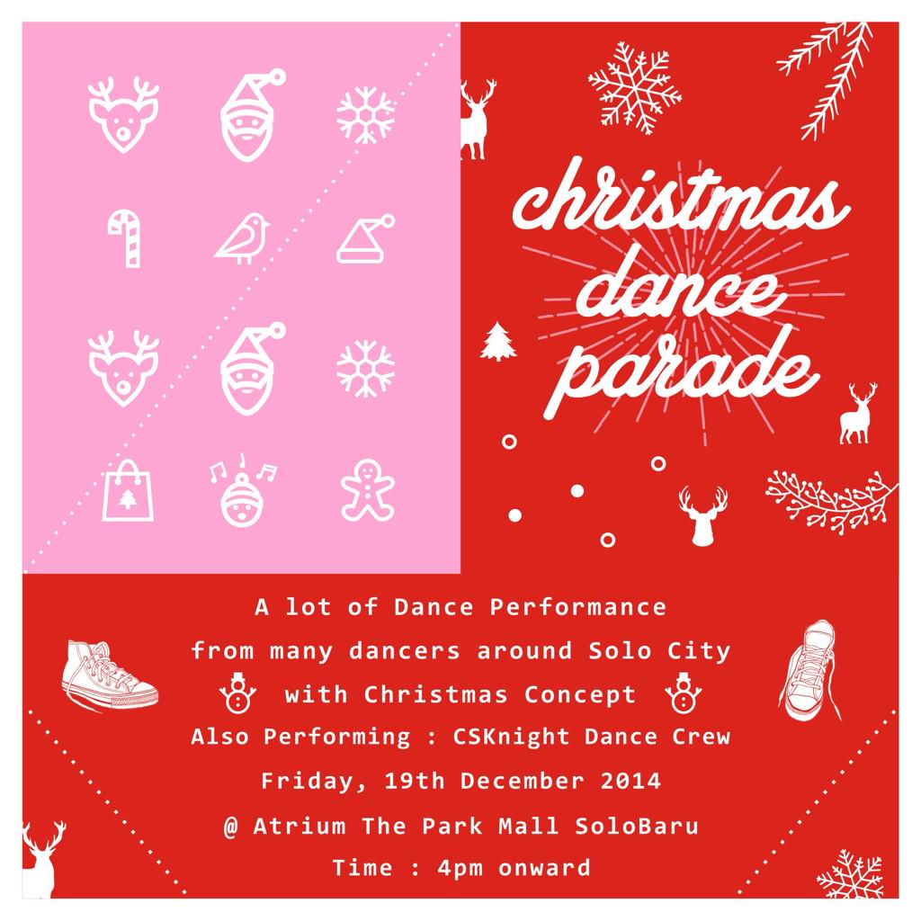 Today is the day! Christmas Dance Parade at ThePark mall Solobaru. Feel free to come and enjoy the show.  See you!